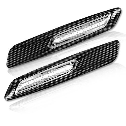 products/294/bmw migavac e60 carbin clear.jpg - LED SIJALICE, BOCNI DYNAMIC MIGAVCI - BMW - 3D CARBON - CLEAR LENS 005B - Xenon Svetla Beograd
